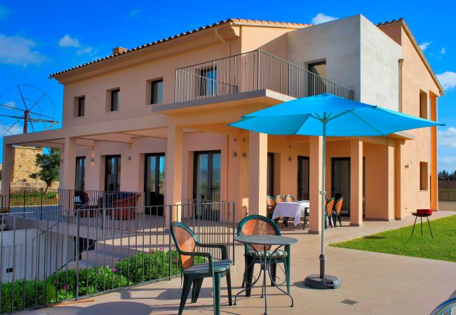 terraza de casa para vacaciones 